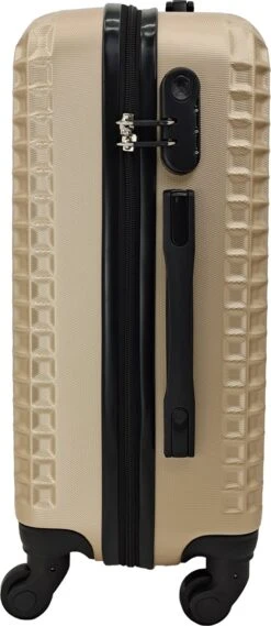 SB Travelbags Handbagage Koffer 51cm 4 Wielen Trolley - Champagne 14 SB Travelbags Handbagage Koffer 51cm 4 Wielen Trolley - Champagne -Voyago Winkel 521x1200