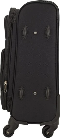 SB Travelbags Bagage Stoffen Koffer 75cm 4 Wielen Trolley - Zwart -Voyago Winkel 522x1200 6