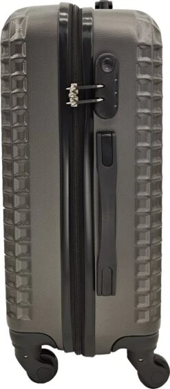 SB Travelbags Handbagage Koffer 55cm 4 Wielen Trolley - Donker Grijs -Voyago Winkel 525x1200 2