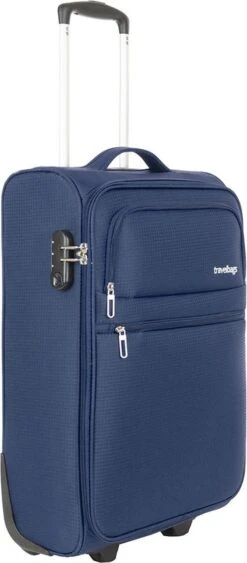 Travelbags Handbagage Zachte Koffer / Trolley / Reiskoffer - The Base - 55 Cm - Blauw 24 Travelbags Handbagage Zachte Koffer / Trolley / Reiskoffer - The Base - 55 Cm - Blauw -Voyago Winkel 526x1200 1