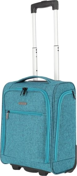 Travelite Handbagage Zachte Koffer / Trolley / Reiskoffer - Cabin - 43 Cm - Blauw -Voyago Winkel 527x1200