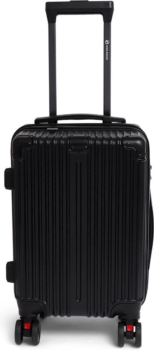 Norländer Lux Traveler Reiskoffer - Handbagage Koffer - 53 X 33 X 21 Cm - Zwart 4 Norländer Lux Traveler Reiskoffer - Handbagage Koffer - 53 X 33 X 21 Cm - Zwart - Afbeelding 2