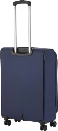 Travelz Softspinner TSA Reiskoffer 67cm - Zachte Reiskoffer Met Expander - Blauw -Voyago Winkel 533x1200 6