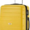TravelZ Big Bars Reiskoffer 68 Cm Met Dubbele Wielen - Trolley Koffer Met TSA-slot - Geel -Voyago Winkel 534x1200 5