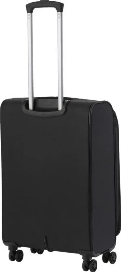 Travelz Softspinner TSA Reiskoffer 67cm - Zachte Reiskoffer Met Expander - Zwart -Voyago Winkel 536x1200 1