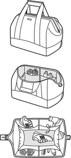 Reisenthel Allrounder L Reistas Sporttas - Maat L - 30L - Dots Zwart -Voyago Winkel 541x1200 3