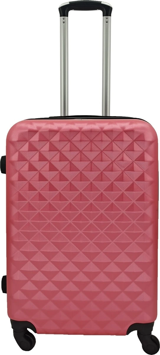 SB Travelbags Kofferset - 2 Delige 'Expandable' Koffer - Roze - 65cm/55cm 5 SB Travelbags Kofferset - 2 Delige 'Expandable' Koffer - Roze - 65cm/55cm - Afbeelding 3