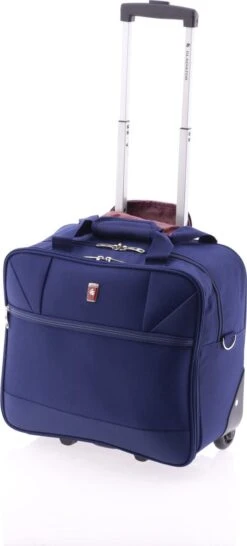 Gladiator Metro Handbagage Laptop Trolley - 14 Inch - Blauw