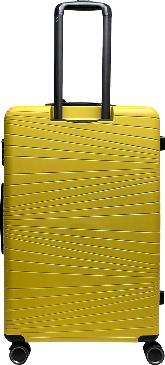 Benzi Barco Grote Koffer - 75 Cm - 95 Liter - Geel 5 Benzi Barco Grote Koffer - 75 Cm - 95 Liter - Geel - Afbeelding 3