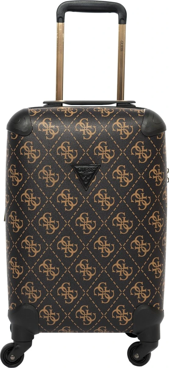 Guess Berta 18 In 4 Wheeler Dames Reiskoffer - Bruin 3 Guess Berta 18 In 4 Wheeler Dames Reiskoffer - Bruin