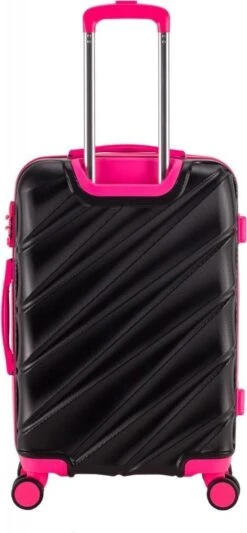 Decent Lumi Fix Handbagage Koffer - 55 Cm - Black/Pink -Voyago Winkel 556x1200 3