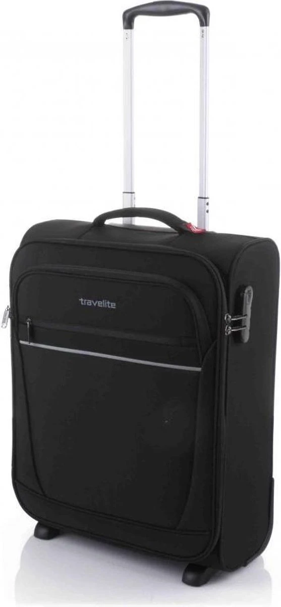 Travelite Cabin 2 Wheel Trolley Black 16 Travelite Cabin 2 Wheel Trolley Black - Afbeelding 14