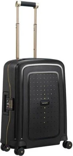 Samsonite Reiskoffer - S'Cure Dlx Spinner 55/20 (Handbagage) Black/Gold Deluscious -Voyago Winkel 562x1200 4