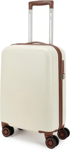 Decent Retro Handbagage Koffer 55 Cm White -Voyago Winkel 563x1200 3