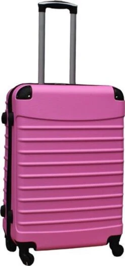 Travelerz Kofferset 3 Delig Met Wielen En Cijferslot - Handbagage Koffers - ABS - Licht Roze -Voyago Winkel 563x1200 9