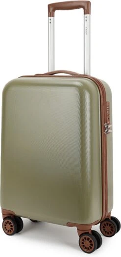 Decent Retro Handbagage Koffer 55 Cm Dark Green 9 Decent Retro Handbagage Koffer 55 Cm Dark Green -Voyago Winkel 566x1200 6