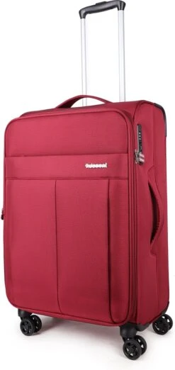Decent D-Upright Medium Koffer - 66 Cm Expandable - TSA Slot - Bordeaux Rood -Voyago Winkel 568x1200 4