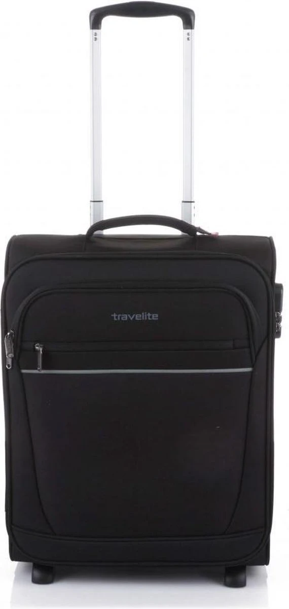 Travelite Cabin 2 Wheel Trolley Black 14 Travelite Cabin 2 Wheel Trolley Black - Afbeelding 12