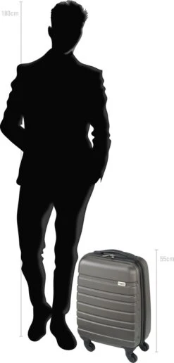 Princess Traveller Singapore Handbagage Koffer 55 Cm - Antraciet 17 Princess Traveller Singapore Handbagage Koffer 55 Cm - Antraciet -Voyago Winkel 574x1200 10