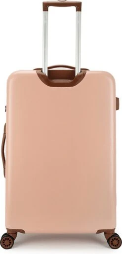 Decent Retro Koffer Groot 76 Cm Pink -Voyago Winkel 576x1200 10