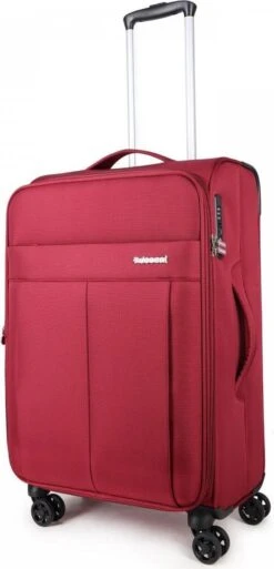 Decent D-Upright Medium Koffer - 66 Cm Expandable - TSA Slot - Bordeaux Rood -Voyago Winkel 578x1200 14