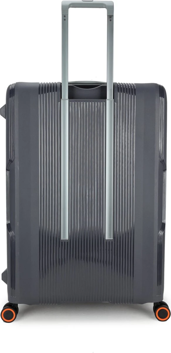 Decent Koffer / Trolley / Reiskoffer - 77 X 54.5 X 31.5 Cm - 116 Liter - Polypropyleen - Maat XL - On-Tour - Grijs 5 Decent Koffer / Trolley / Reiskoffer - 77 X 54.5 X 31.5 Cm - 116 Liter - Polypropyleen - Maat XL - On-Tour - Grijs - Afbeelding 3