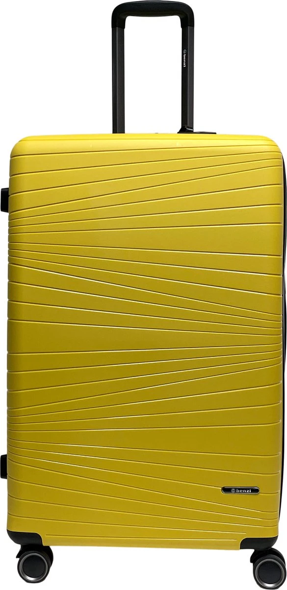 Benzi Barco Grote Koffer - 75 Cm - 95 Liter - Geel 6 Benzi Barco Grote Koffer - 75 Cm - 95 Liter - Geel - Afbeelding 4