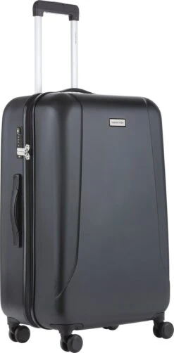 CarryOn Skyhopper Reiskoffer - 78cm TSA Trolley Met OKOBAN - Dubbele Wielen - Zwart