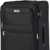Travelz Softspinner TSA Reiskoffer 77cm - Zachte Reiskoffer Met Expander 104 + 16 Ltr - Zwart -Voyago Winkel 594x1200 4