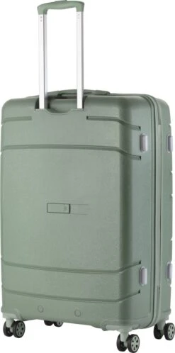 TravelZ Big Bars Reiskoffer 78 Cm Met Dubbele Wielen - Trolley Koffer Met TSA-slot - Olijf -Voyago Winkel 595x1200 2