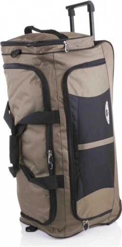 Enrico Benetti Orlando 35305 L Reistas / Sporttas Met Wielen 81 Liter - Navy - Olijf Groen -Voyago Winkel 596x1200 9