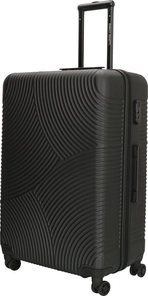 Enrico Benetti Louisville Driedelige Kofferset Hardcase - 39040 - Zwart 6 Enrico Benetti Louisville Driedelige Kofferset Hardcase - 39040 - Zwart - Afbeelding 4