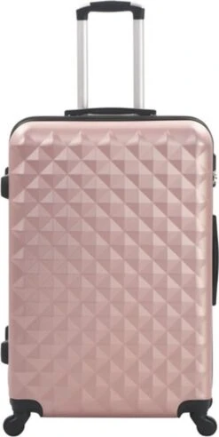 VidaXL 3-delige Harde Kofferset ABS Roségoud -Voyago Winkel 603x1200 9