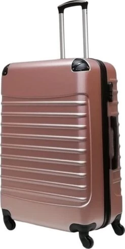 Castillo Quadrant 2 Delige ABS Kofferset (XL + S) - Rosé Gold -Voyago Winkel 604x1200