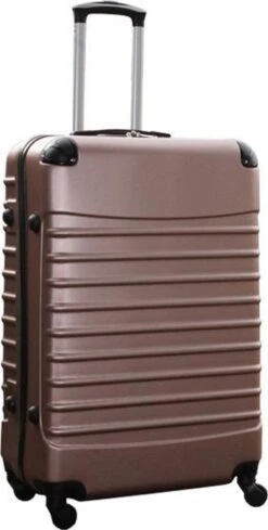 Travelerz Kofferset 2 Delige ABS Groot - Met Cijferslot - 95 Liter - Rose Goud - Zilver -Voyago Winkel 606x1200 18