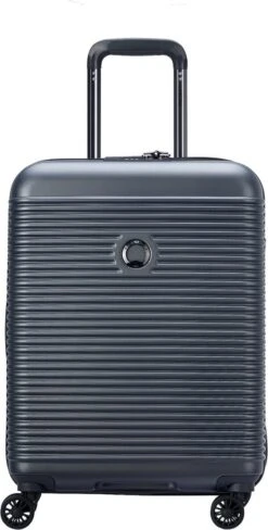 Delsey Handbagage Harde Koffer / Trolley / Reiskoffer - Freestyle - 55 Cm - Grijs -Voyago Winkel 607x1200 5