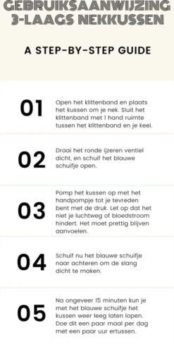 Anti Nekpijn Opblaasbaar Kussen | Nekkussen | Reiskussen | Verlicht Nek En Schouderpijn | Blauw - Neksteun | Nek Stretcher | Zacht Fleece | Cervicaal Nektractie Kussen | Nek Brace | Luxe | Ergonomisch | Opblaasbaar | Fluweel -Voyago Winkel 608x1200 11