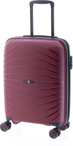 Gladiator Kick-Off Handbagage Koffer Expandable - 55 Cm - 36/40 Liter - Eco Friendly Recyclebaar PP - Rood