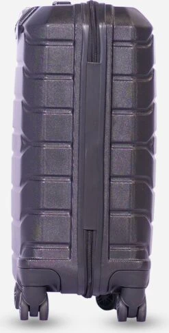 ©TROLLEYZ - Amsterdam LEGACY No.9 - Trolley - 55cm Met TSA Slot - Dubbele Wielen - 360° Spinners - 100% ABS - Handbagage Koffer In Night Black -Voyago Winkel 609x1200 4