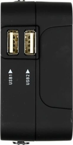 Benson Wereldstekker - Reisadapter - Internationaal - 2 USB Poorten - Zwart -Voyago Winkel 610x1200 15