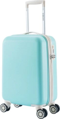 Decent Star Maxx Handbagage Koffer - 55 Cm - TSA Slot - Pastel Groen -Voyago Winkel 610x1200 6