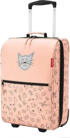 Reisenthel Trolley XS Kids Reiskoffer Kind - Maat XS - 12L - Cats&Dogs Rose Roze -Voyago Winkel 613x1200 2