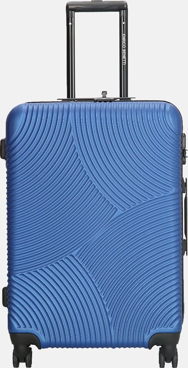 Enrico Benetti Koffer / Trolley / Reiskoffer - 65 X 41 X 25 Cm - 68 Liter - ABS - Maat M - Louisville - Blauw 3 Enrico Benetti Koffer / Trolley / Reiskoffer - 65 X 41 X 25 Cm - 68 Liter - ABS - Maat M - Louisville - Blauw