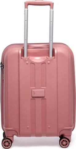 ©TROLLEYZ - Paris No.5 - Trolley - 55cm Met TSA Slot - Dubbele Wielen - 360° Spinners - 100% Polypropyleen - Handbagage Koffer In Rose Blush -Voyago Winkel 616x1200 8