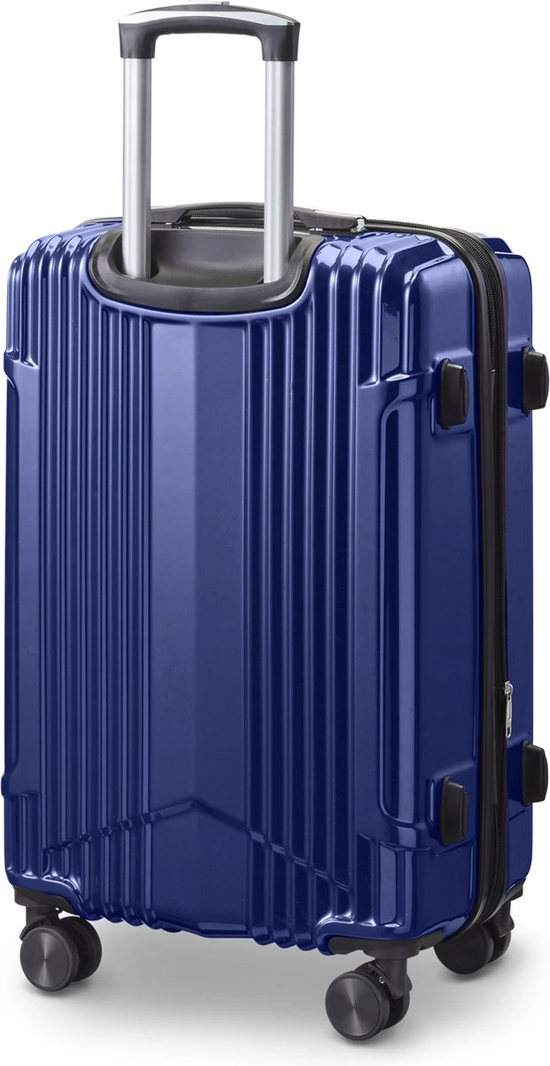 Tesla PC - Reiskoffer - 65 Cm - 4 Wielen - Blauw 4 Tesla PC - Reiskoffer - 65 Cm - 4 Wielen - Blauw - Afbeelding 2