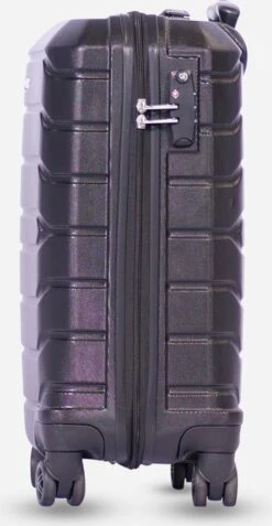 ©TROLLEYZ - Amsterdam LEGACY No.9 - Trolley - 55cm Met TSA Slot - Dubbele Wielen - 360° Spinners - 100% ABS - Handbagage Koffer In Night Black -Voyago Winkel 621x1200 15