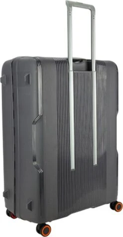 Decent Koffer / Trolley / Reiskoffer - 77 X 54.5 X 31.5 Cm - 116 Liter - Polypropyleen - Maat XL - On-Tour - Grijs 33 Decent Koffer / Trolley / Reiskoffer - 77 X 54.5 X 31.5 Cm - 116 Liter - Polypropyleen - Maat XL - On-Tour - Grijs -Voyago Winkel 622x1200 12