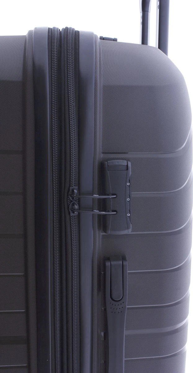 Gladiator Kick-Off Grote Koffer Expandable -76 Cm - 99/125 Liter - Eco Friendly Recyclebaar PP - Donkergrijs 9 Gladiator Kick-Off Grote Koffer Expandable -76 Cm - 99/125 Liter - Eco Friendly Recyclebaar PP - Donkergrijs - Afbeelding 7