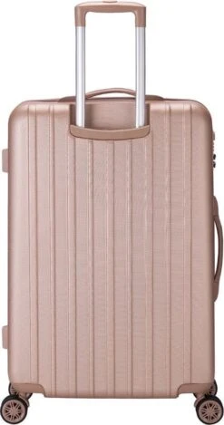 Decent Tranporto-One Reiskoffer 66 Cm - Zalmroze -Voyago Winkel 632x1200 11