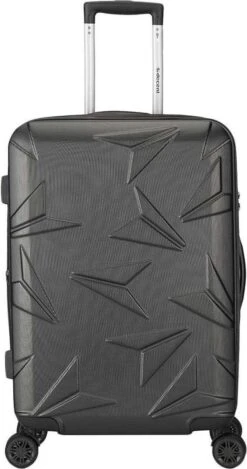 Decent Harde Koffer Q-LuxxHoogte > 67 Cm - Grijs -Voyago Winkel 632x1200 7